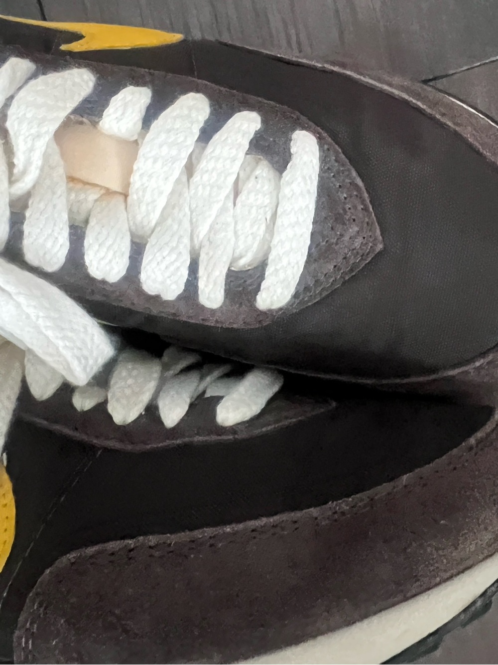 Nike Women's Black and Yellow Low-Top Sneakers - Picture 8 of 8